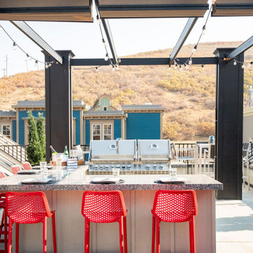 Ski Resort Rooftop Deck