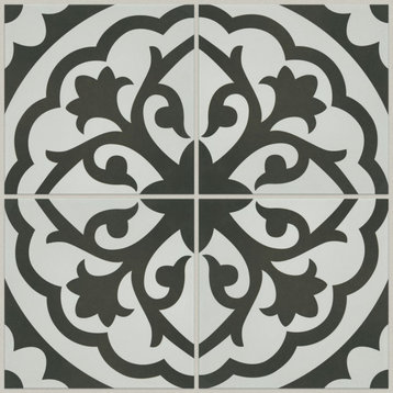 Shaw CS55Z Revival Catalina - 8" Square Floor and Wall Tile - - Onyx