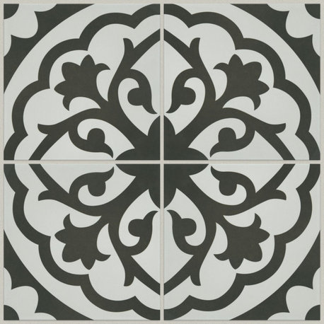 Shaw CS55Z Revival Catalina - 8" Square Floor and Wall Tile - - Onyx