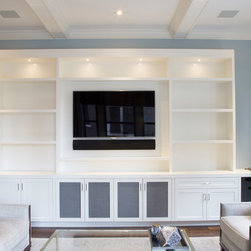 Media Built in @ 590 West End Ave - Media Cabinets