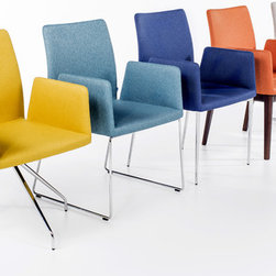 Frame 5-Ways Swivel Office Armchair by B&T - Armchairs And Accent Chairs