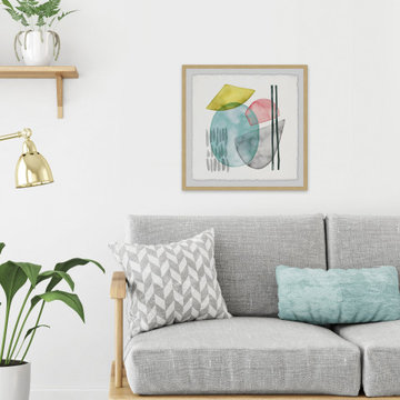"Pastel Formation I" Framed Painting Print