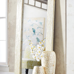 Ivory Mother-of-Pearl Floor Mirror - Floor Mirrors