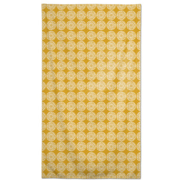 Small Medallions Yellow 58x102 Tablecloth