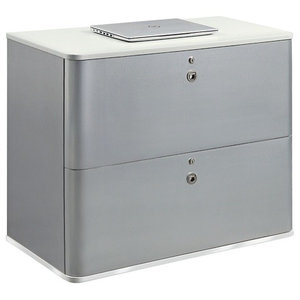 Single Drawer Mini File Cabinets With Lock Legal Letter Gray