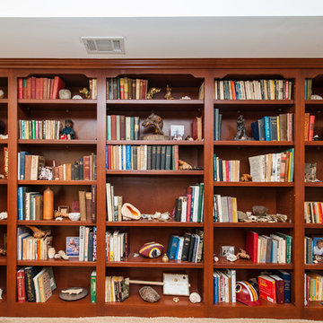 Linden, VA Pool Room Built-In Shelves