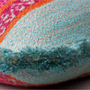 Decorative Blue Handwoven Throw Pillow | Andrew Martin Pampas
