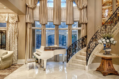 Tuscan home design photo in Toronto