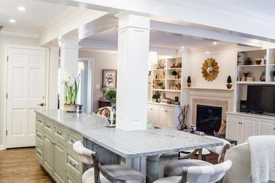 Kitchen - transitional kitchen idea in Cleveland