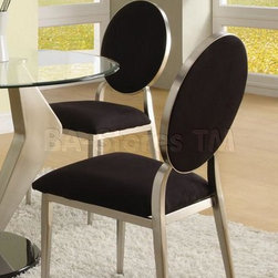 Turner Metal Side Chairs in Black (Set of 2) - Acme Furniture - Armchairs And Accent Chairs