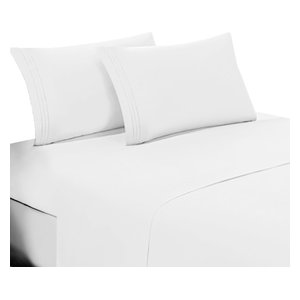Extra Deep Pocket Home Collection Premium 4 Piece Printed Bed Sheet Set
