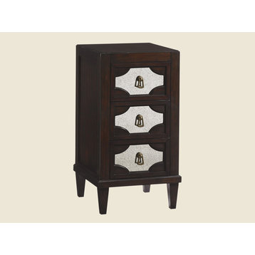 Emma Mason Signature Hans Prince Lucerne Mirrored Nightstand in Brentwood