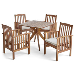 Craftsman Outdoor Dining Sets by GDFStudio