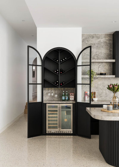 Contemporary Home Bar by First Avenue Homes