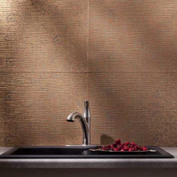 Fasade Ripple in Cracked Copper - Home Decor