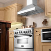 ZLINE 36 in. Wall Mount Range Hood With Crown Molding, 597CRN-36
