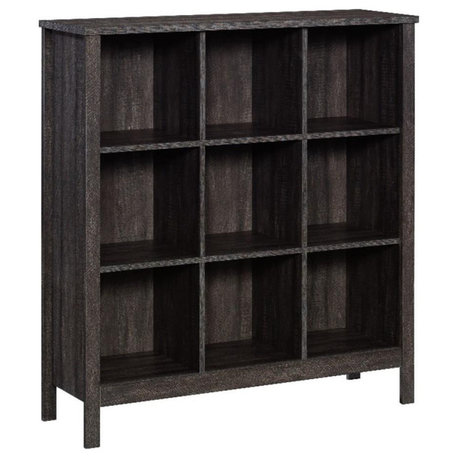 Pemberly Row Engineered Wood 9 Cube Storage in Blade Walnut Finish