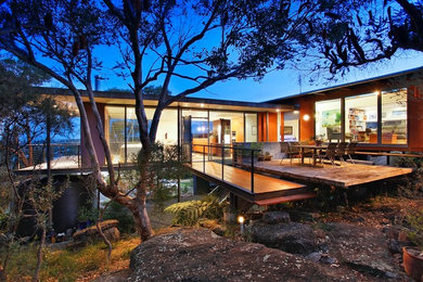 Inspiration for a contemporary exterior in Sydney.