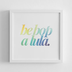 Be Bop A Lula Print | Hunting For George - Prints And Posters