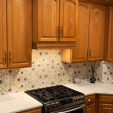 Kitchen Backsplash - Tile & Installation by Exact Tile Inc