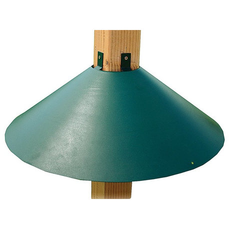 22" Green Wrap Around 4x4 Post Mount Baffle