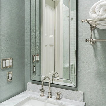 Grasscloth Wallpaper Bathroom