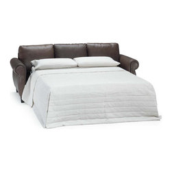 Natuzzi Editions Traditional Leather Sofa Bed B690 - Sofas