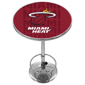NBA Chrome Pub Table, City, Miami Heat
