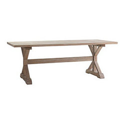 RUSTIC OAK DINING TABLE - Dining Tables