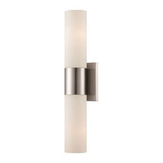 Wall Sconce, Ps Frost Glass Shade, E27 Type B 60Wx2