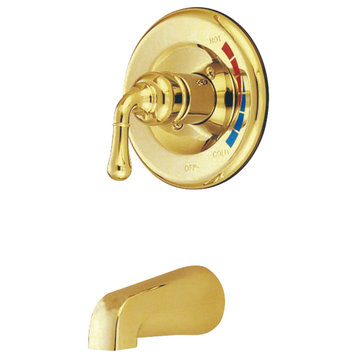 Kingston Brass Tub Only Faucet, Polished Brass