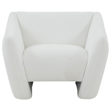 Safavieh Couture Stefanie Modern Accent Chair, White