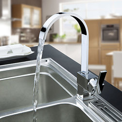 Chrome Finish Solid Brass Kitchen Tap T0721 - Kitchen Faucets