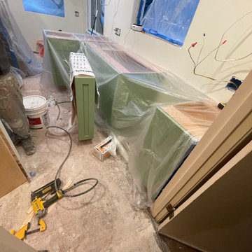 Kitchen Remodel 2024 Oakland/ white and light green