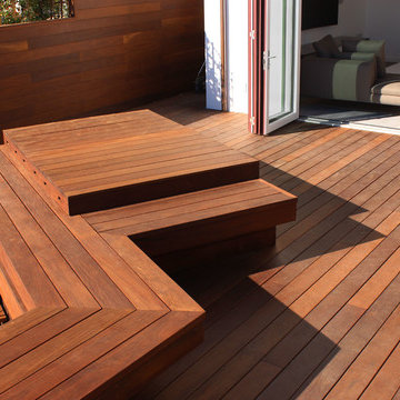 Beachfront Modern Deck in Malibu
