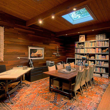 Interior Designer's own home in the woods