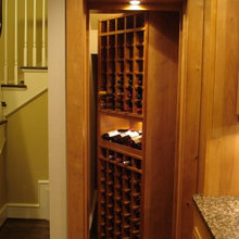 Door to wine rack