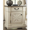 Ashley Furniture Bolanburg 1 Drawer Nightstand with USB Ports in White