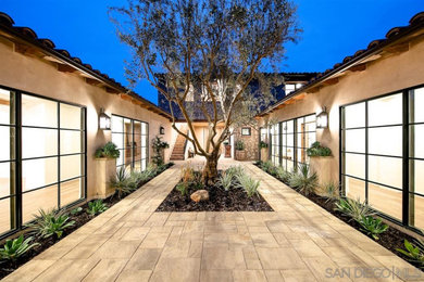 Home design - mediterranean home design idea in San Diego
