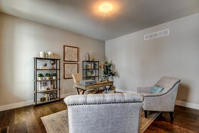 Inspiration for a modern home office remodel in St Louis