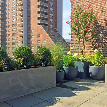 TriBeCa, NYC Rooftop Terrace Landscaping