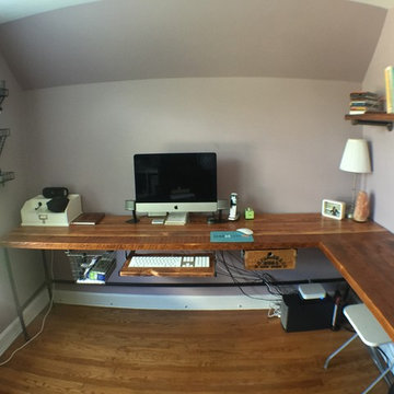 Home office L desk