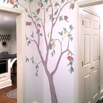 Farmhouse Apple Tree Mural