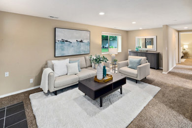 Inspiration for a family room remodel in Seattle