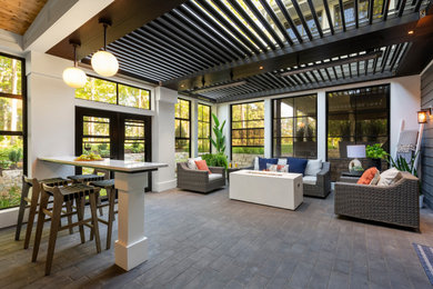 Patio - modern patio idea in Minneapolis