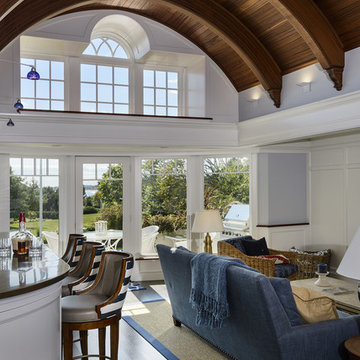 Beach Style Living Room