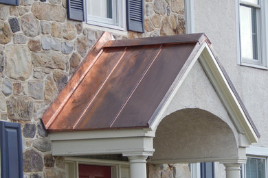 Inspiration for a modern exterior home remodel in Philadelphia