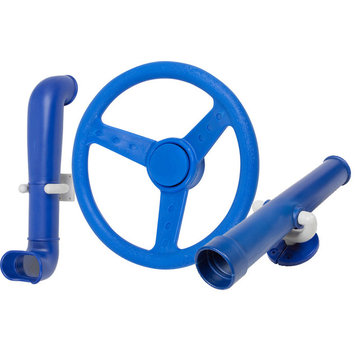 Swing Set 3-Piece Periscope, Telescope and Steering Wheel Kit, Blue