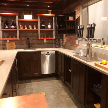 North Ann Arbor Basement Remodel: Home Brewpub