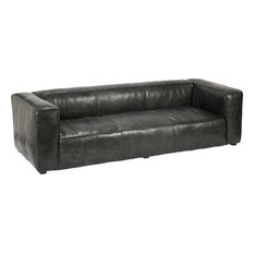 Dark Gray Leather Sofas Houzz Moe S Home Kirby Sofa Dark Gray Sofas